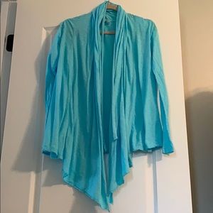 Fresh Produce long sleeve wrap with tie, EUC